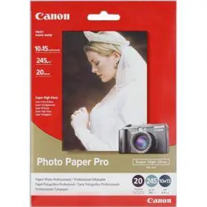 ФОТОХАРТИЯ CANON PR-101 (PR101) - A6 size - PHOTO PAPER PRO - OUTLET - A6 Size - 105 mm x 148 mm - 245 gr/m2 -  20 листа