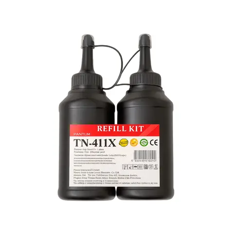 KIT PENTRU RECICLAREA CARTUȘELOR PENTRU PANTUM P3010/P3300/M6700/M7100/M6800/M7200/M7300/M7310DW - sticle de toner 2 bucăți pentru 3000k fiecare + cip - 1