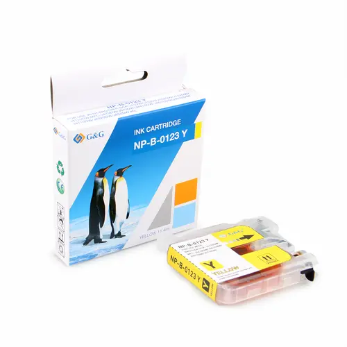 Cap de imprimare pentru BROTHER DCP J132/J152/J552/J752/J4110/MFC J470/J870/J4410/J4510 - Galben - LC123Y (LC-123Y) - PN NP-B-0123Y - G&G - 1