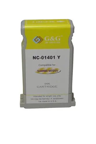 CAP DE PRINTARE PENTRU CANON W7250 - Galben - OUTLET - BCI1401Y (BCI-1401Y) - 7577A001AA - G&G - 1