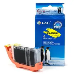 ГЛАВА ЗА CANON PIXMA PRO 100 - Light Grey  - ink tank - WITH CHIP /  С ЧИП - /42/ - CLI-42LGY (CLI42LGY) - 6391B001 - PN NC-C-0042LGY/C - G&G