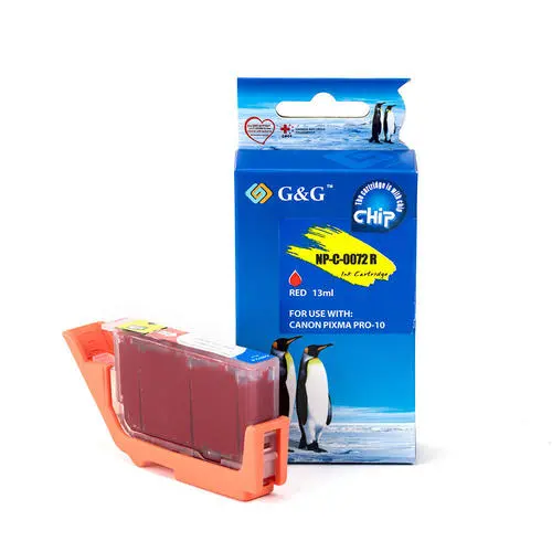 ГЛАВА ЗА CANON PIXMA PRO-10 (PRO10) - Red - ink cartridge - PGI-72R (PGI72R) - 6410B001 - PN NP-C-0072R/C(PG) - G&G