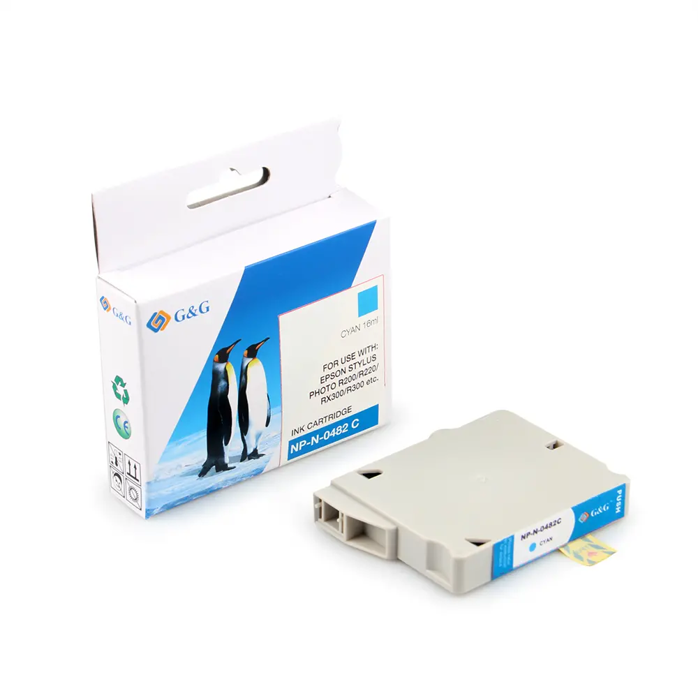 ГЛАВА ЗА EPSON STYLUS PHOTO R 300 M/R300/RX 500 - Cyan - C13T048240 - T0482 - PN NP-N-0482C - G&G