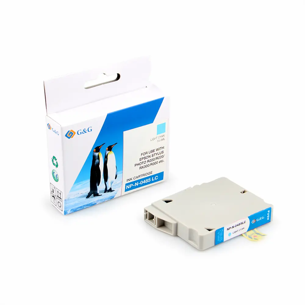 Cap de imprimare pentru EPSON STYLUS PHOTO R 300 M/R300/RX 500 - Cyan deschis - C13T048540 - T0485 - PN NP-N-0485LC - G&G