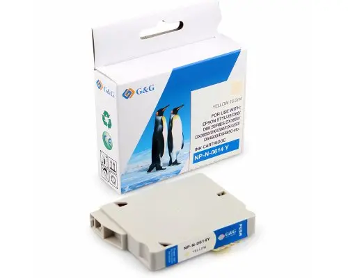 Κεφαλή για EPSON STYLUS D88 Photo Editon/D68Pe/D88PE/DX 4800/4850/4200/3800/3850 - Κίτρινο - T061440 - G&G - 1