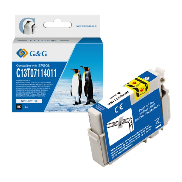 ΚΕΦΑΛΗ ΓΙΑ EPSON D78/92/120/DX 4000/4050/4400/4450/5000/5050/6000/6050/7000F/7400/7450/S20/SX 205/400/NX 400/BX 300F - Μαύρο - T0711/T0891/T1001