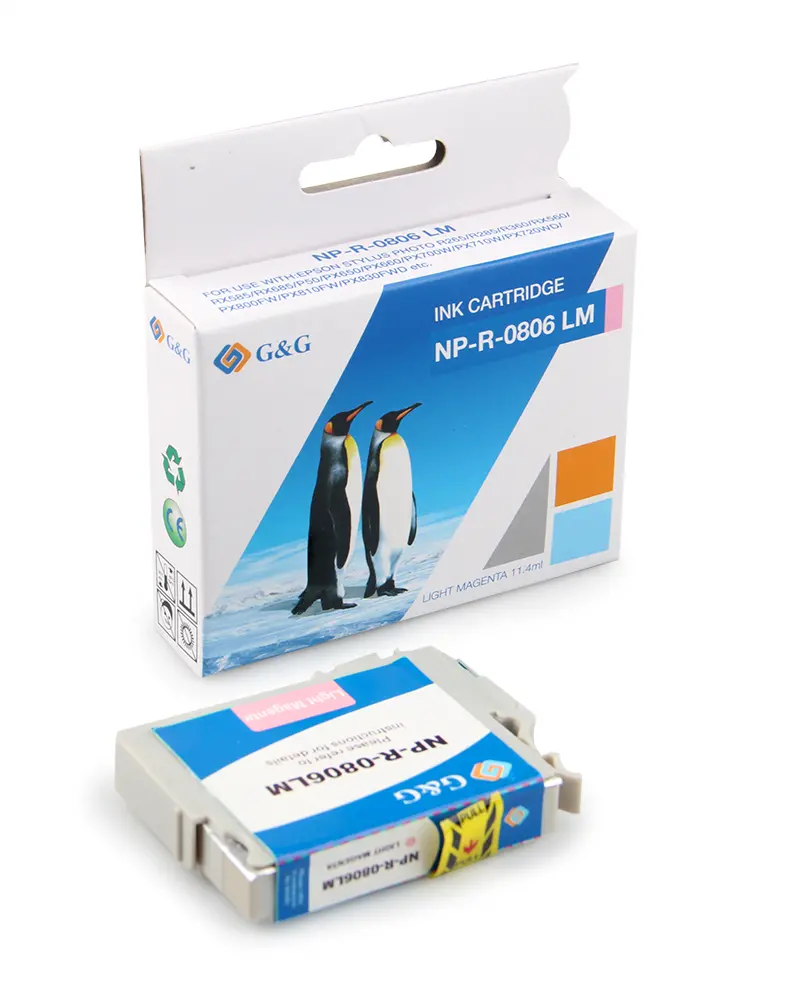 Κεφαλή εκτύπωσης για EPSON STYLUS PHOTO R 265/360/RX 560/585/685/P 50/PX 650/660/700/710/720/800/810 - Ανοιχτό ματζέντα - T0806LM - G&G