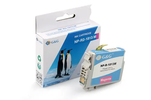 CAP DE IMPRIMARE PENTRU EPSON Expression Home XP 30/102/202/205/302/305/402/405 - Magenta - C13T18034010/C13T18134010 - PN NP-R-1813M - G&G - 1