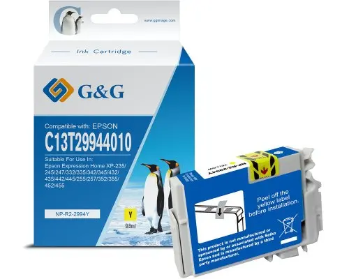 ΚΕΦΑΛΗ ΕΚΤΥΠΩΣΗΣ ΓΙΑ EPSON Expression Home XP 235/332/335/432/435 - Κίτρινο - C13T29944010 - PN NP-R-2994Y - G&G - 1
