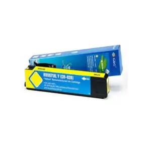 Cap de imprimare, G&G, capacitate mare, Galben – compatibil cu HP CN628AE (971XLY), OfficeJet Pro X451/X476/X551/X576 - 1