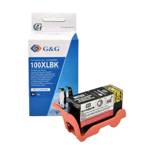 CAP DE PRINTARE PENTRU LEXMARK S305/405/505/605/PRO 205/703/705/706/803/805/903/904/905 - CAPACITATE MARE - Negru - 14N1068E - /100XL - 1