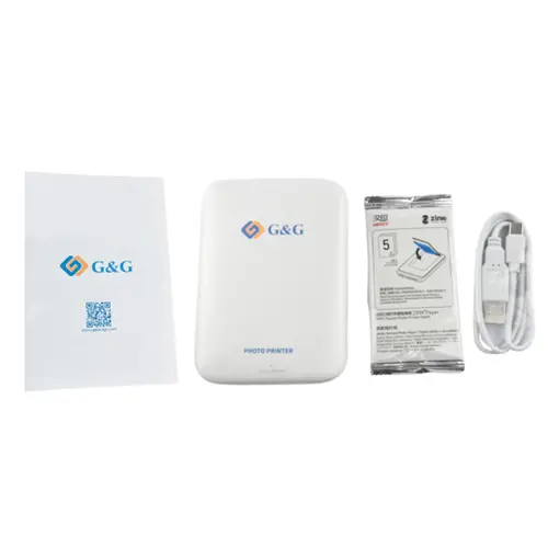 ΦΟΡΗΤΟΣ ΦΩΤΟΓΡΑΦΙΚΟΣ ΕΚΤΥΠΩΤΗΣ - POCKET PHOTO PRINTER ZINK - G&G - PN GG-PP023 - 3