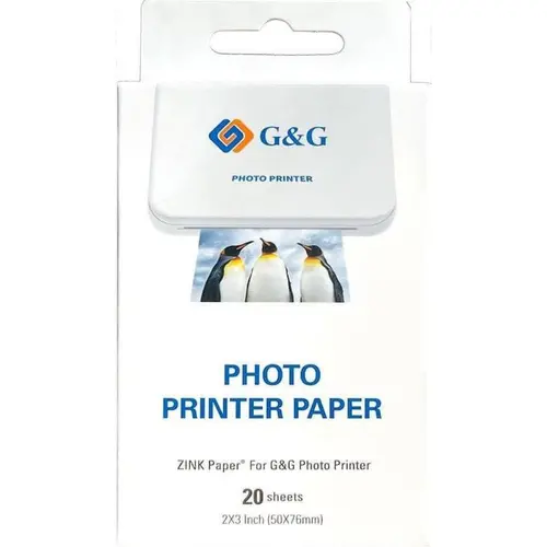 ΦΟΡΗΤΟΣ ΦΩΤΟΓΡΑΦΙΚΟΣ ΕΚΤΥΠΩΤΗΣ - POCKET PHOTO PRINTER ZINK - G&G - PN GG-PP023 - 4