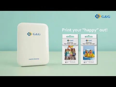 ΦΟΡΗΤΟΣ ΦΩΤΟΓΡΑΦΙΚΟΣ ΕΚΤΥΠΩΤΗΣ - POCKET PHOTO PRINTER ZINK - G&G - PN GG-PP023 - 5