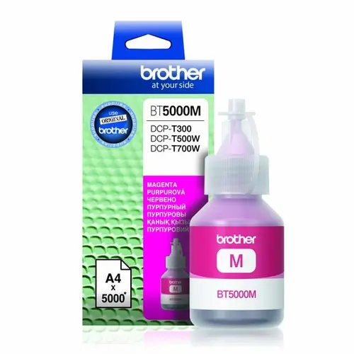 БУТИЛКА МАСТИЛО ЗА BROTHER DCP T300/T500W/T700W - Ink Bottle - Magenta - PN BT5000M (BT-5000M) - 1