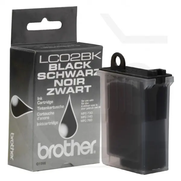 ΚΕΦΑΛΗ ΕΚΤΥΠΩΣΗΣ ΓΙΑ BROTHER MFC 730/740/760 - Μαύρο - PN LC-02BK (LC02BK)