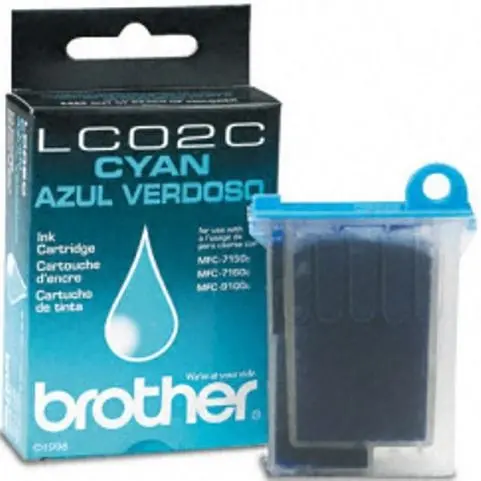 ΚΕΦΑΛΗ ΕΚΤΥΠΩΣΗΣ ΓΙΑ BROTHER MFC 730/740/760 - Κυανό - PN LC-02C (LC02C) - 1