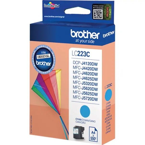 ГЛАВА ЗА BROTHER MFC J4420DW/J4620DW/J5320DW/J5620DW/J5720DW - Cyan - PN LC223C (LC-223C)
