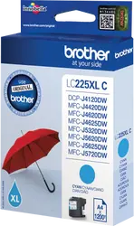 ГЛАВА ЗА BROTHER MFC J4420DW/J4620DW/J5320DW/J5620DW/J5720DW - Cyan - HIGH CAPACITY - PN LC225XLC (LC-225XLC)