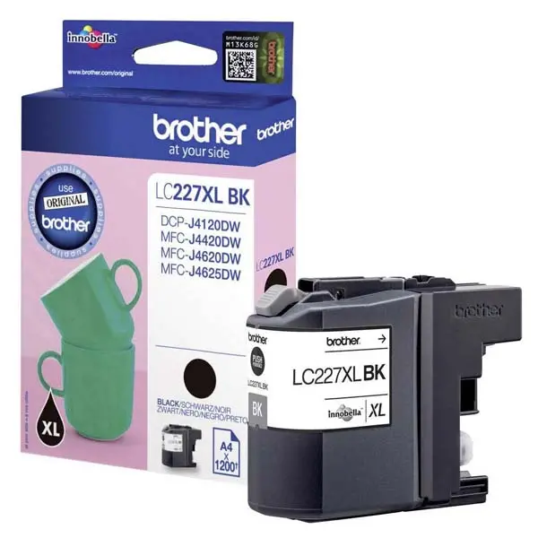 ГЛАВА ЗА BROTHER MFC J4420DW/J4620DW - HIGH CAPACITY - Black - PN LC227XLBK (LC-227XLBK) - image 1
