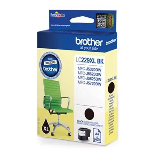 Cap de imprimare pentru BROTHER MFC J5320DW/J5620DW/J5720DW - Negru - CAPACITATE MARE - PN LC229XLBK (LC-229XLBK) - 1