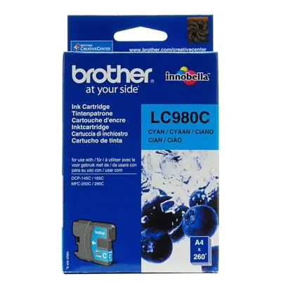 Κεφαλή εκτύπωσης για BROTHER MFC 250C/290C/DCP 145C/165C - Κυανό - PN LC980C (LC-980C)