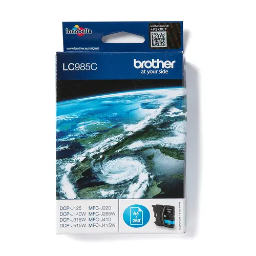 Cap de imprimare pentru BROTHER MFC J220/J265/J410/J415/J615/DCP J125/J315/J515 - Cyan - PN LC985C (LC-985C) - 1