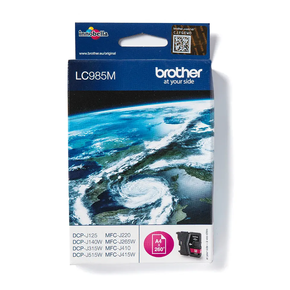 Κεφαλή εκτύπωσης για BROTHER MFC J220/J265/J410/J415/J615/DCP J125/J315/J515 - Ματζέντα - PN LC985M (LC-985M)