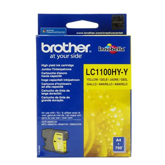 ГЛАВА ЗА BROTHER MFC 6490CW/DCP 6690CW - Yellow - HIGH CAPACITY - PN LC1100HYY (LC-1100HYY)