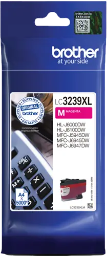 Κεφαλή εκτύπωσης για BROTHER MFC J6945DW/J6947DW/J5945DW/HL J6000DW/J6100DW - ΥΨΗΛΗΣ ΧΩΡΗΤΙΚΟΤΗΤΑΣ - Ματζέντα - PN LC3239XLM (LC-3239XLM) - 1