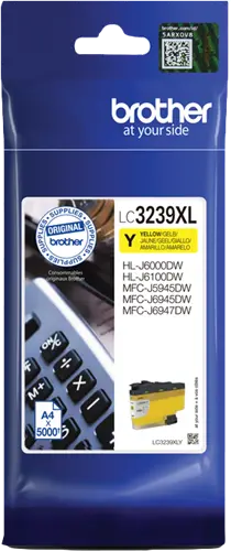 ГЛАВА ЗА BROTHER MFC J6945DW/J6947DW/J5945DW/HL J6000DW/J6100DW - HIGH CAPACITY - Yellow - PN LC3239XLY (LC-3239XLY)