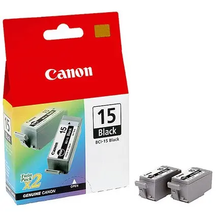 ΣΕΤ 2 ΚΕΦΑΛΕΣ ΕΚΤΥΠΩΣΗΣ ΓΙΑ CANON i70/i80 - Έγχρωμες - ΔΙΠΛΗ ΣΥΣΚΕΥΑΣΙΑ - /15/ - BCI15 (BCI-15) - PN 8191A002