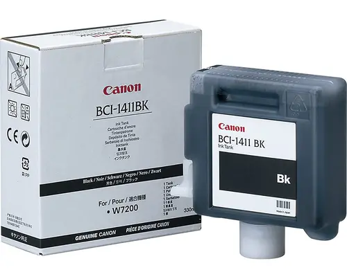 CAP DE PRINTARE PENTRU CANON W7200/W8200/W8400 - Negru - rezervor de cerneală - BCI-1411BK (BCI1411BK) - PN 7574A001 - 1