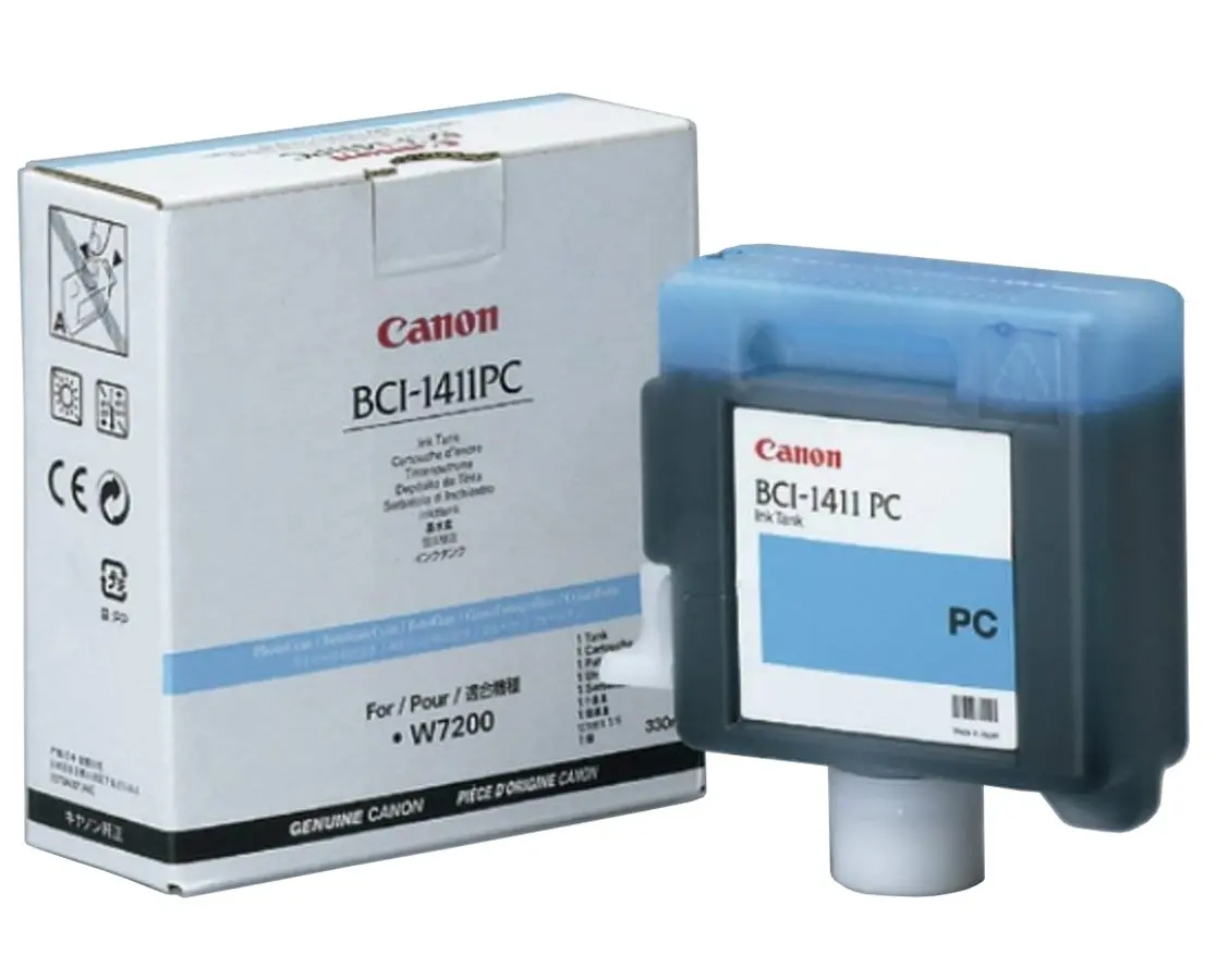 ГЛАВА ЗА CANON W7200/W8200/W8400 - Photo - cyan - Pigment - ink tank - BCI-1411PC (BCI1411PC) - PN 7578A001