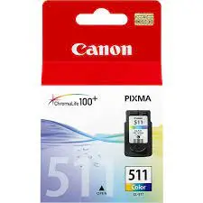 ГЛАВА ЗА CANON PIXMA MP240/MP260/MP480 - Color - ink cartridge - /511/ - CL-511 (CL511) - PN 2972B001