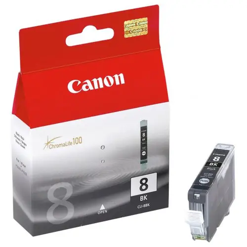 ГЛАВА ЗА CANON PIXMA iP 4200/5200/5200R/6600D/MP 500/800 - Black - ink tank - /8/ - CLI-8BK (CLI8BK) - PN 0620B001