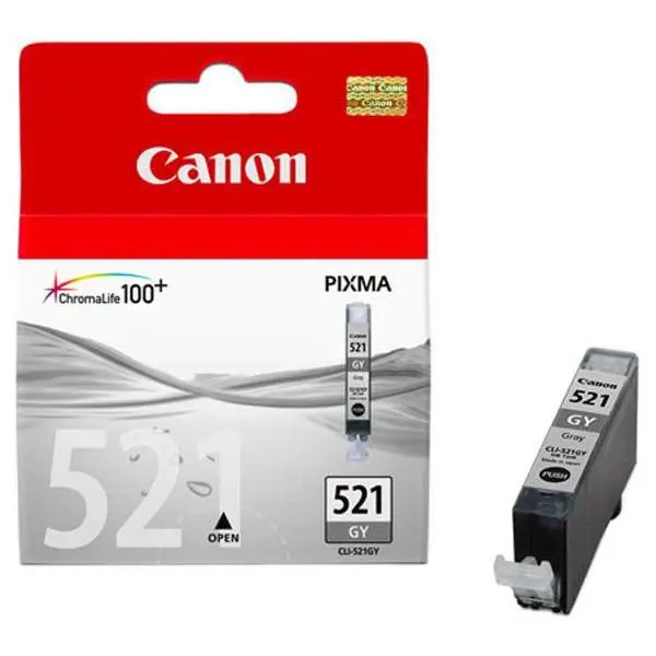 ΚΕΦΑΛΗ ΕΚΤΥΠΩΣΗΣ ΓΙΑ CANON PIXMA iP 3600/4600/MP 540/620/630/980 - Γκρι - δοχείο μελάνης - /521/ - CLI521G (CLI-521G) - PN 2937B001