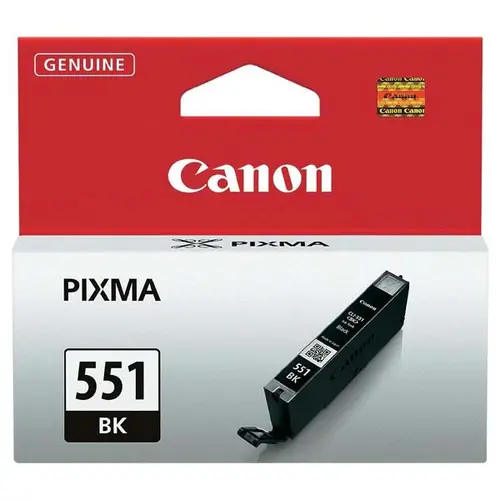 ΚΕΦΑΛΗ ΓΙΑ CANON PIXMA IP 7250/PIXMA MG 5450/6350 - Μαύρο - δοχείο μελανιού - /551/ - CLI-551BK (CLI551BK) - PN 6508B001 - 1