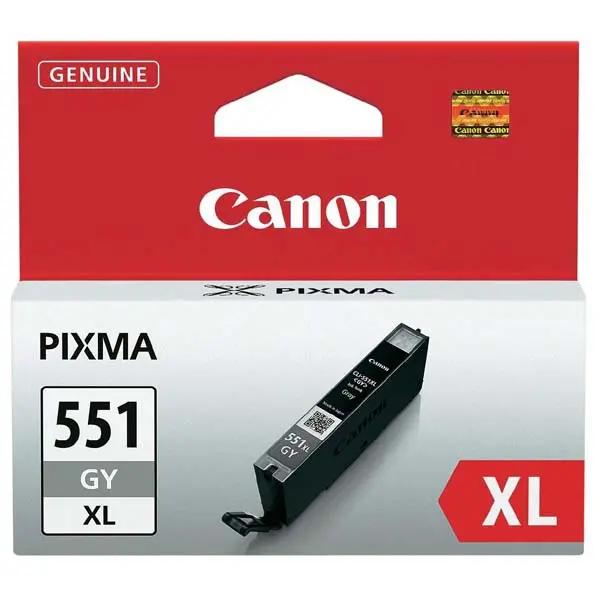 CAP PENTRU CANON PIXMA IP 7250/PIXMA MG 5450/6350 - Gri - rezervor de cerneală - CAPACITATE MARE - /551/ - CLI-551XLGY (CLI551XLGY) - PN 6447B001