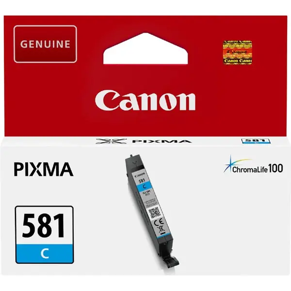 CAP PENTRU CANON PIXMA TR 7550/8550/TS 6150/6151/8150/8151/8152/9150/9155 - Cyan - rezervor de cerneală - /581/ - CLI-581C (CLI581C) - PN 2103C001