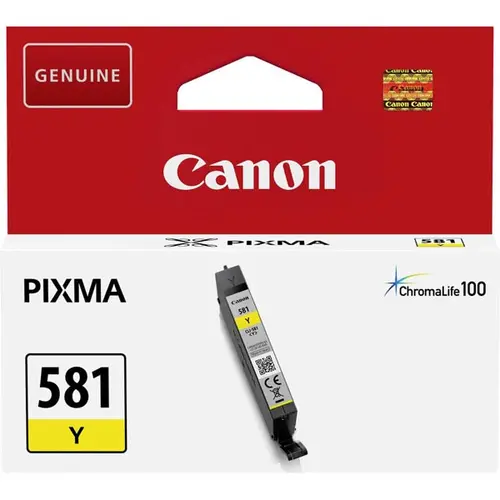 ГЛАВА ЗА CANON PIXMA TR 7550/8550/TS 6150/6151/8150/8151/8152/9150/9155 - Yellow - ink tank - /581/ - CLI-581Y (CLI581Y) - PN 2105C001