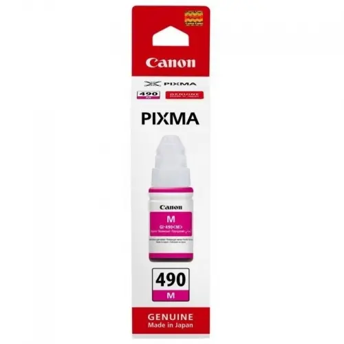Φιάλη μελανιού για CANON PIXMA G1400/G2400/G3400 - /490/ - GI-490M (GI490M) - Φιάλη μελανιού - Ματζέντα - PN BS0665C001AA