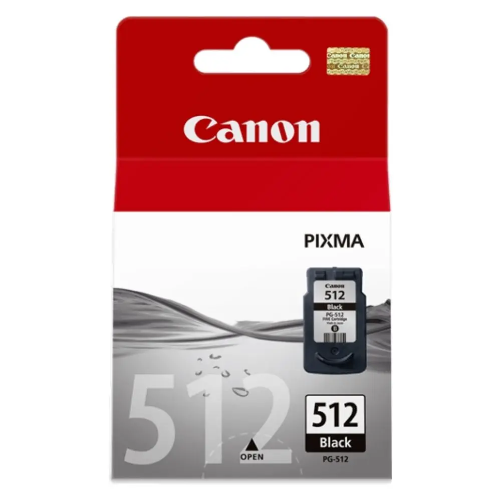 ΚΕΦΑΛΗ ΓΙΑ CANON PIXMA MP240/MP260/MP480 - Μαύρο - δοχείο μελανιού - /512/ - PG-512 (PG512) - PN 2969B001