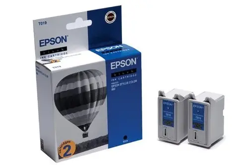 SET 2 CAPETE DE PRINTARE PENTRU EPSON STYLUS COLOR 880/888 - Negru - PACHET DUBLU - OUTLET - PN T019402 - 1