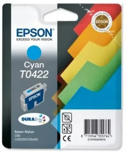 ΚΕΦΑΛΗ ΕΚΤΥΠΩΣΗΣ ΓΙΑ EPSON STYLUS C82/CX 5100/5200 - Κυανό - OUTLET - PN T0422 - A - 1