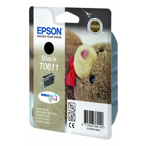 Cap de imprimare pentru EPSON STYLUS D88 Photo Edition/D68Pe/D88PE/DX 4800/4850/4200/3800/3850 - Negru - PN C13T061140 - 1