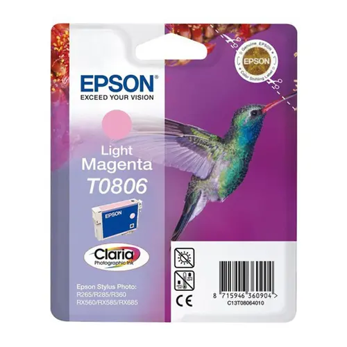 Cap de imprimare pentru EPSON STYLUS PHOTO R 265/285/360/RX 560 - Magenta deschis - PN C13T08064010 - 1