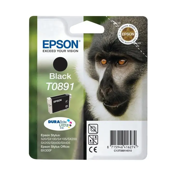 Cap de imprimare pentru EPSON STYLUS S20/SX 100/105/200/205/400/405/BX 300F - Negru - PN C13T08914010
