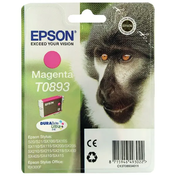 Cap de imprimare pentru EPSON STYLUS S20/SX 100/105/200/205/400/405/BX 300F - Magenta - PN C13T08934010
