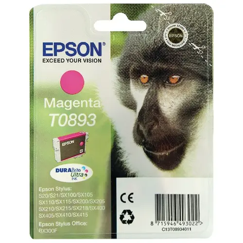 Cap de imprimare pentru EPSON STYLUS S20/SX 100/105/200/205/400/405/BX 300F - Magenta - PN C13T08934010 - 1